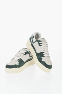 Two-Tone Suede Low-Top Sneakers CLC