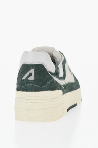 Two-Tone Suede Low-Top Sneakers CLC