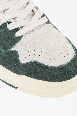 Two-Tone Suede Low-Top Sneakers CLC