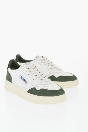 Leather and Suede Low-Top Sneakers MEDALIST