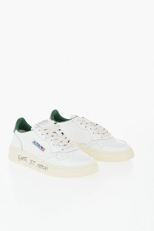 Low Leather Sneakers MEDALIST with Contrast Details