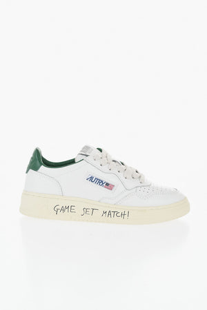 Low Leather Sneakers MEDALIST with Contrast Details