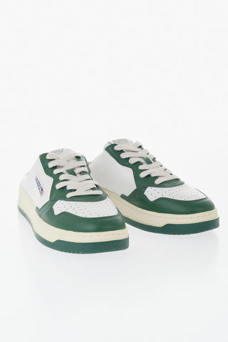 Bicolor Leather Mule Sneakers MEDALIST