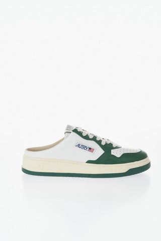 Bicolor Leather Mule Sneakers MEDALIST