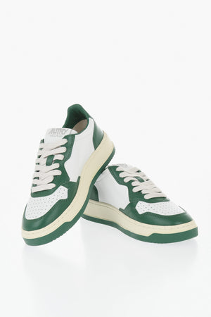 Low Two-Tone Leather Sneakers MEDALIST
