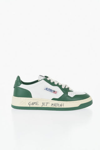 Low Two-Tone Leather Sneakers MEDALIST