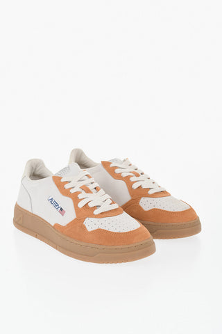 Bicolor Suede Low-Top Sneakers MEDALIST