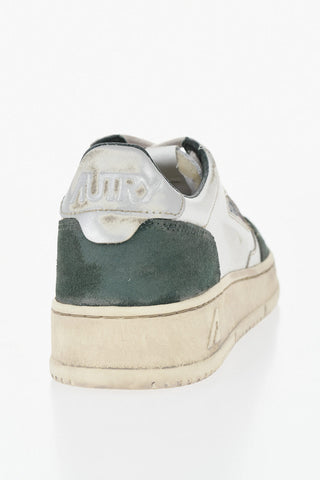 Low-Top SUPER VINTAGE Sneaker aus Leder mit Wildlederdetails