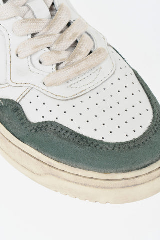 Low-Top SUPER VINTAGE Sneaker aus Leder mit Wildlederdetails