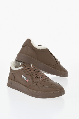 Leather Low-Top Sneakers MEDALIST With Fur Lining