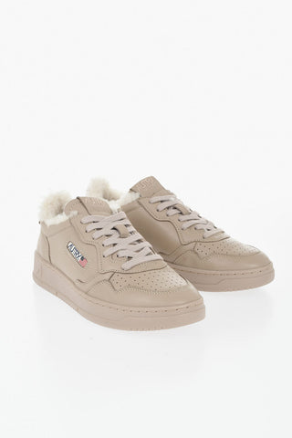 Niedrige Sneaker MEDALIST Aus Leder Mit Fellfutter