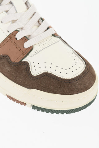 Low-Top Sneakers CLC Leather And Suede With Contrast Details