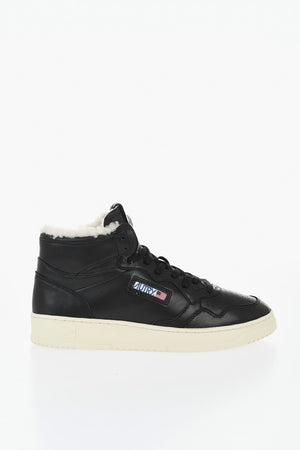 Mid-Top Sneaker MEDALIST Aus Leder Mit Lammfellfutter