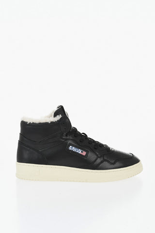 Mid-Top Sneaker MEDALIST Aus Leder Mit Lammfellfutter