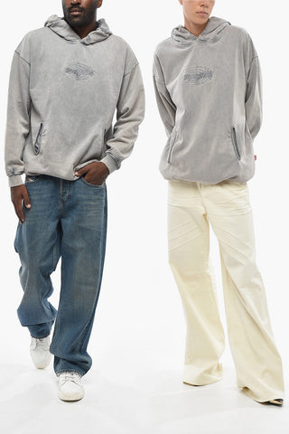 Hoodie aus Baumwolle S-BOXSTIC mit besticktem Logo