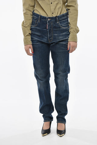 Jeans 642 in Stretch Denim with Silver Buttons 17cm