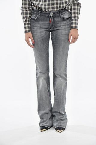 Mid Rise Flared Jeans 24cm