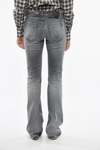 Mid Rise Flared Jeans 24cm