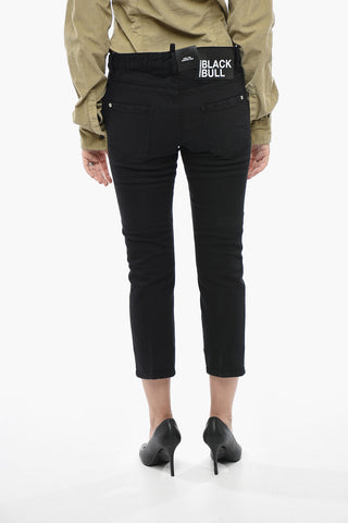 BLACK BULL Jeans COOL GIRL Cropped Fit a Lavaggio Scuro 16cm
