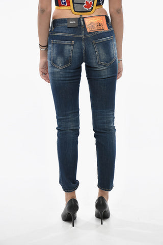 Denim Stretch Mid-Rise Jeans JENNIFER 14cm