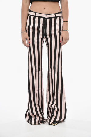 Striped Flared Trousers