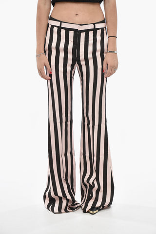 Gestreifte Ausgestellte Hose