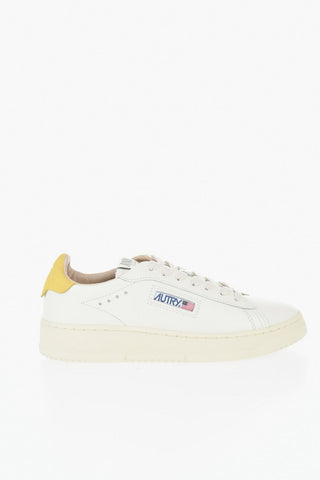 Leather Low-Top Sneakers DALLAS With Contrast Detail