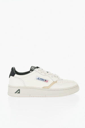 Low-Top Sneakers MEDALIST Color-Block Hammered Leather