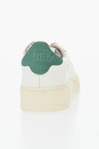 Leather Low-Top Sneakers DALLAS With Contrast Detail