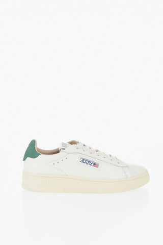 Leather Low-Top Sneakers DALLAS With Contrast Detail