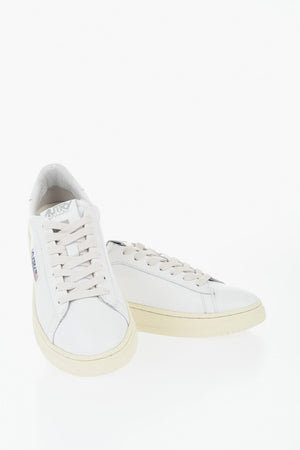 Leather Low-Top Sneakers DALLAS With Contrasting Logo Detail