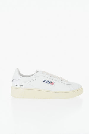 Leather Low-Top Sneakers DALLAS With Contrasting Logo Detail