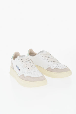 Low-Top Sneakers MEDALIST Two-Tone Leather With Embroidered Logo