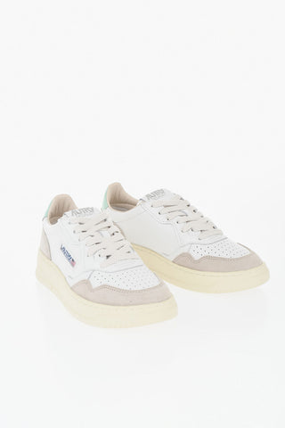 Low-Top Sneakers MEDALIST Two-Tone Leather With Embroidered Logo