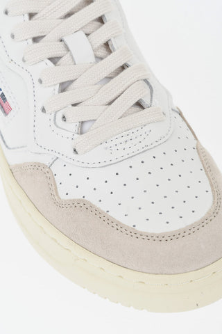 High-Top Sneakers MEDALIST Two-Tone Leather With Suede Details