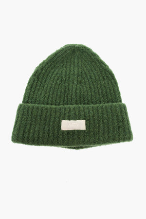 Solid-Color Beanie With Logo Detail