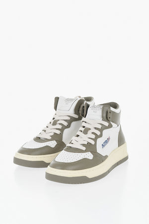 Hohe MEDALIST Sneaker aus zweifarbigem Leder