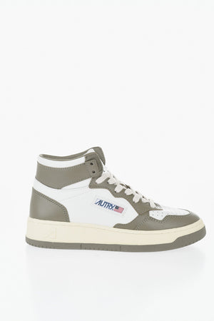 Hohe MEDALIST Sneaker aus zweifarbigem Leder