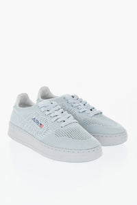 Niedrige EASEKNIT Sneaker aus Häkelstoff, einfarbig