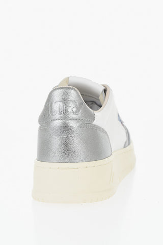 Hammered Leather Low-Top Sneakers MEDALIST Bicolor
