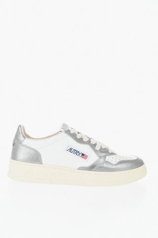 Hammered Leather Low-Top Sneakers MEDALIST Bicolor