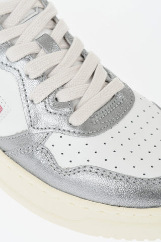 Hammered Leather Low-Top Sneakers MEDALIST Bicolor