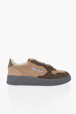Two-Tone Suede Low-Top Sneakers MEDALIST