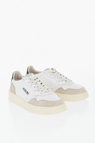 Leather Low-Top Sneakers MEDALIST Bicolor With Suede Details