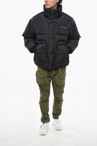 Quilted Utility Puffer Jacket
