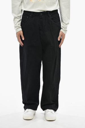 Jeans Effetto Strpicciato a Lavaggio Scuro 24cm