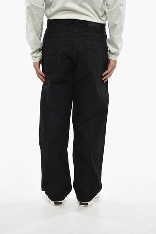 Crumpled-Effect Dark-Wash Jeans 24cm