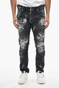 Distressed Dark Wash Jeans 16cm