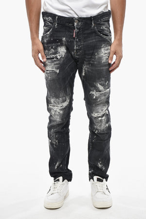 Distressed Dark Wash Jeans 16cm
