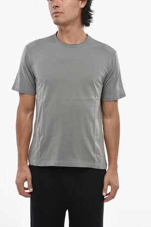 Solid Cotton Crew-Neck T-Shirt